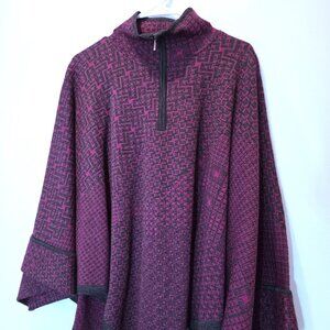 Sol Baby Alpaca & Silk Sweater Cape Size M